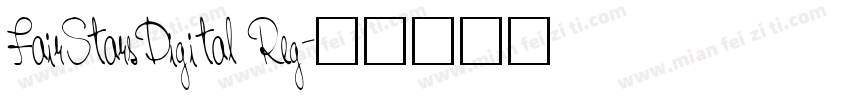 FairStarsDigital Reg字体转换